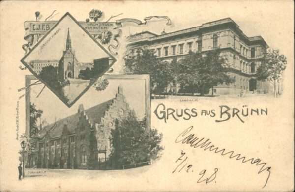 Bruenn Brno Brünn Landhaus Christus Kirche Turnhall