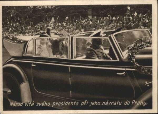 Prag Prahy Prague Prag Narod vita sveho presidenta