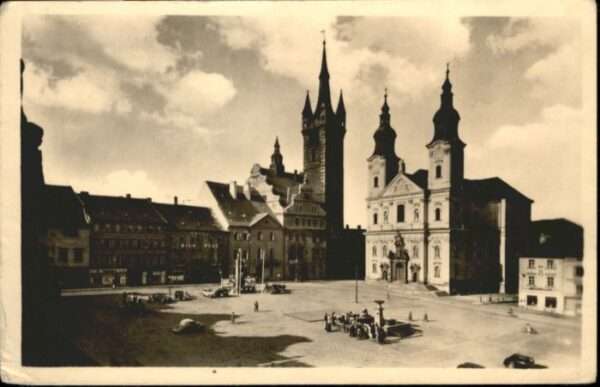 Klattau Kirche Brunnen
