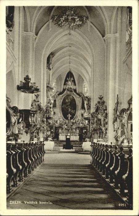 Zelvi Vnitrek Kostela