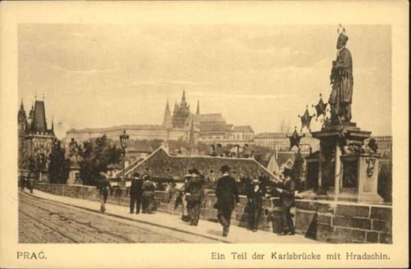 Prag Prahy Prague Prag_Böhmen Karlsbrücke Hradschin *