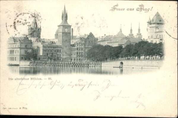 Prag Prahy Prague Prag_Böhmen Altstädter Mühlen x