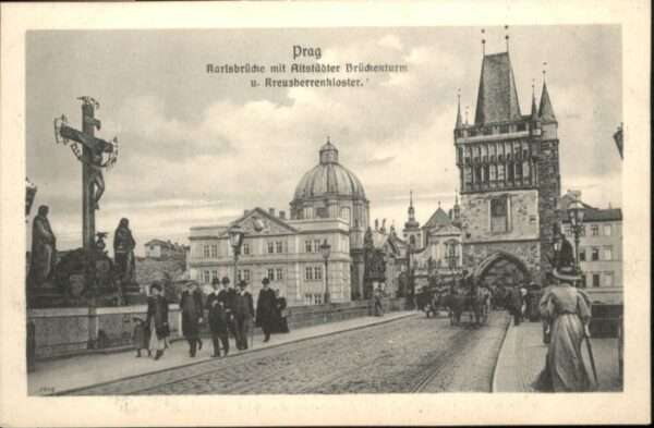 Prag Prahy Prague Prag_Böhmen Karlsbrücke Brückenturm Kre