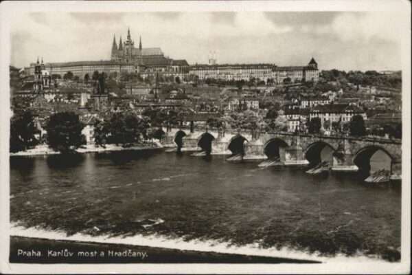 Prag Prahy Prague Prag_Böhmen Karlsbrücke Hradschin x