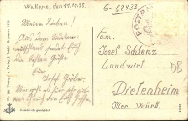 Wallern Boehmen Volary Prachatice Pracha Wallern Böhmerwald Lichtauerstrasse – Bild 2