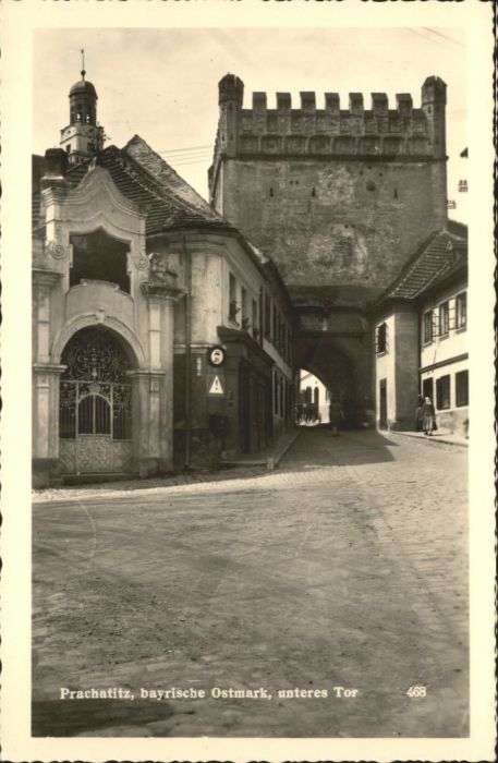 Prachatitz bayrische Ostmark unteres Tor