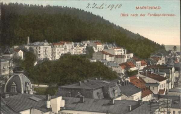Marienbad Tschechien Boehmen Marienbad Ferdinandstrasse