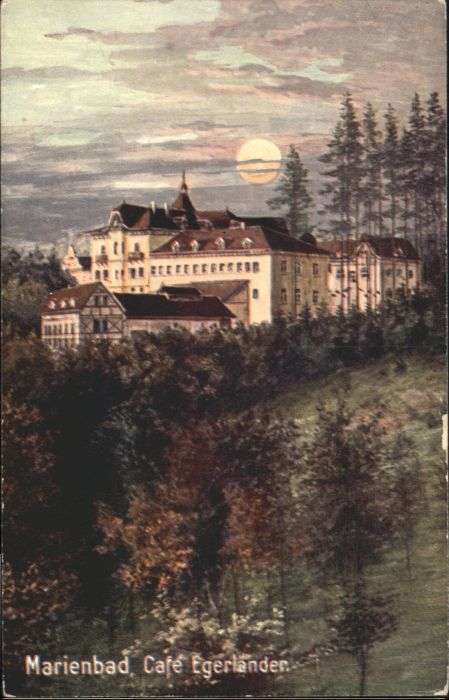 Marienbad Tschechien Boehmen Marienbad Cafe Egerländer