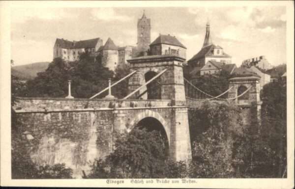 Elbogen Loket Elbogen Schloss Brücke