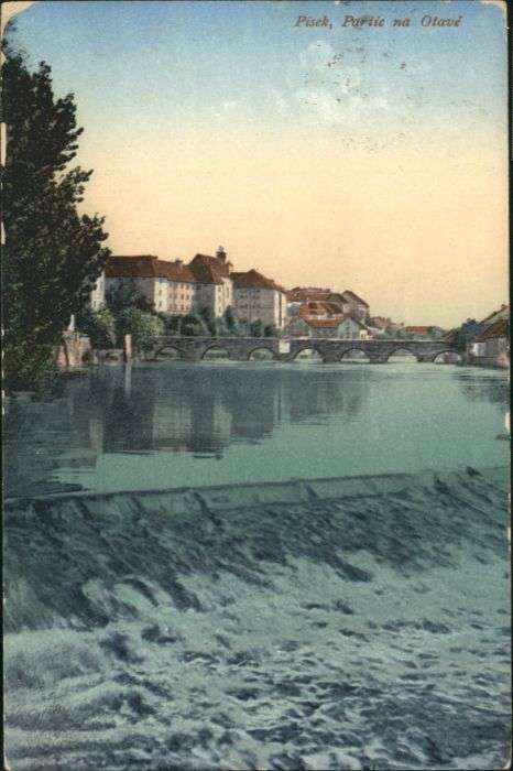 Pisek CZ Pisek Otave Brücke
