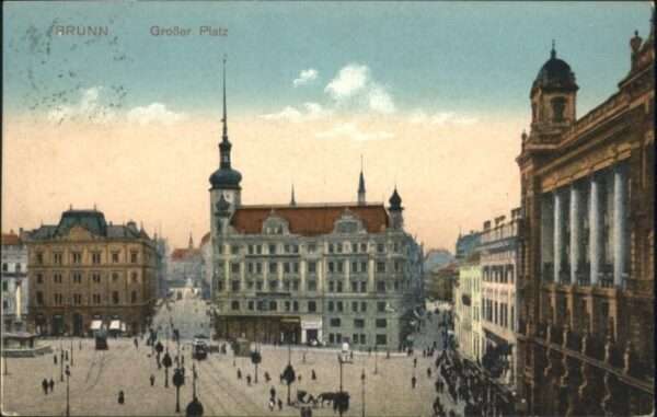 Bruenn Brno Brünn Grosser Platz Strassenbahn