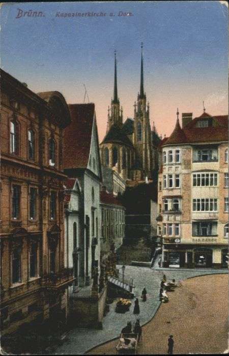 Bruenn Brno Brünn Kapuziner Kirche Dom Kutsche