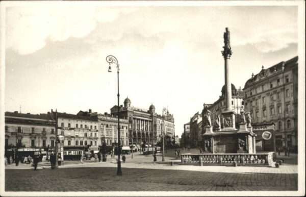 Bruenn Brno Brünn Freiheitsplatz Statue