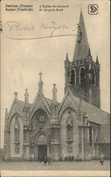 Comines 59 Nord Comines Komen Eglise St. Grysole Grysol
