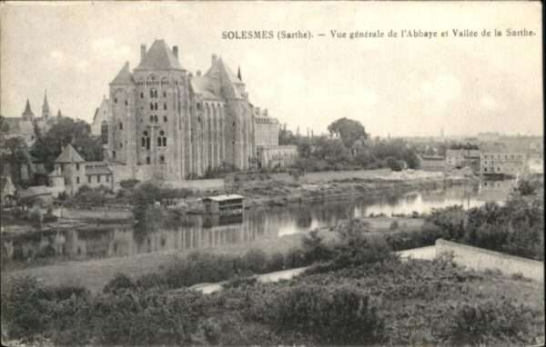 Sable-sur-Sarthe Solesmes Sarthe Abbaye Vallee