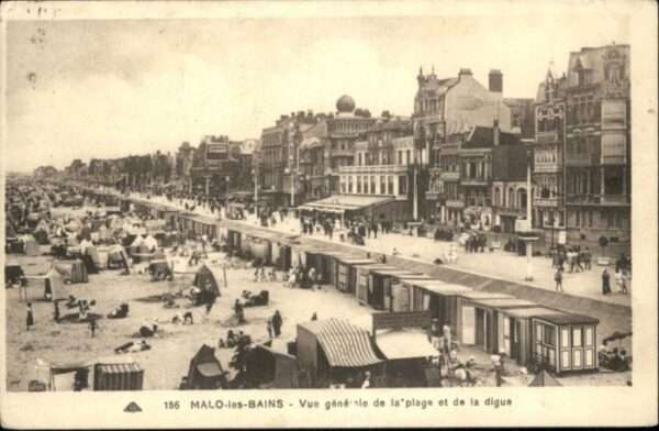 Malo-les-Bains Digue Plage Strand