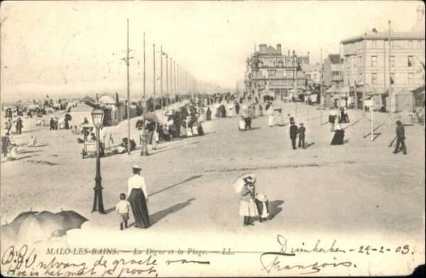 Malo-les-Bains Digue Plage Strand
