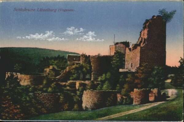 Luetzelburg Lothringen Lützelburg Schlossruine Vogesen