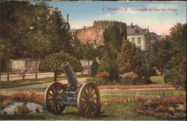 Thionville Promenade Tour Puces Kanone