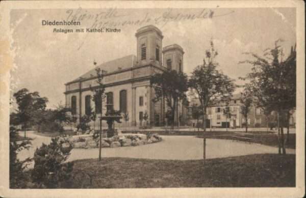 Diedenhofen Anlage Kath. Kirche