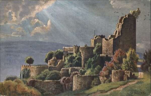 Luetzelburg Lothringen Lützelburg Vogesen Schlossruine Künstle