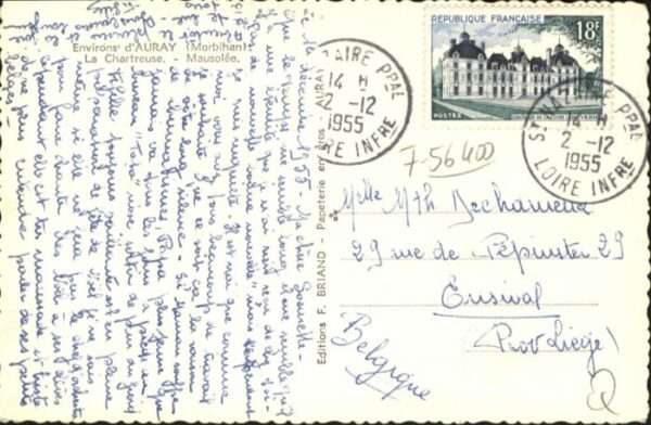 Auray Morbihan Chartreuse Mausolee – Bild 2