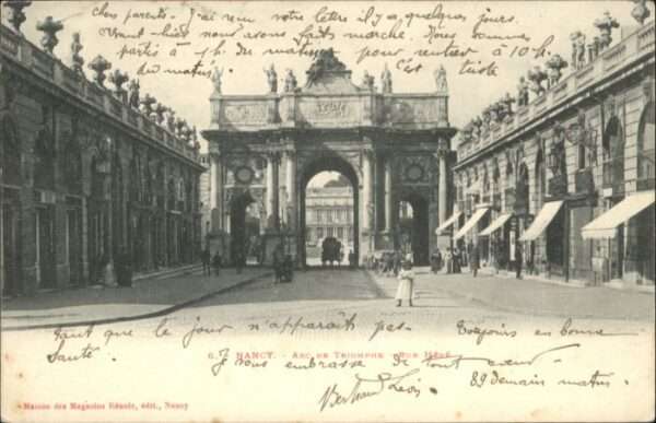 Nancy Lothringen Nancy Arc de Triomphe Rue Here