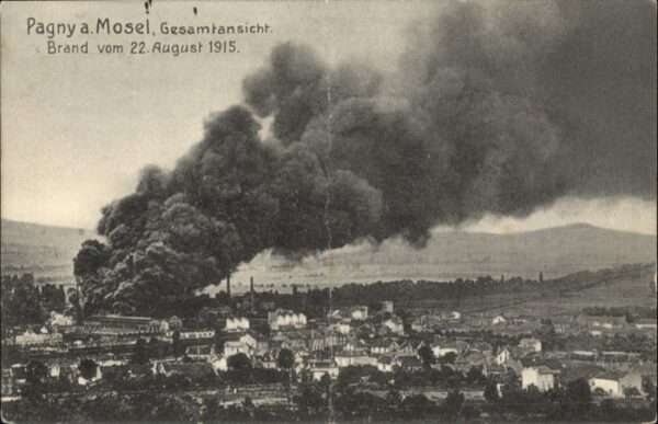 Pagny-sur-Moselle Mosel Brand