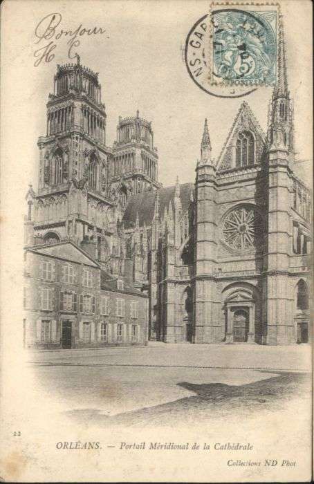 Orleans Loiret Orleans Portail Meridional Cathedrale