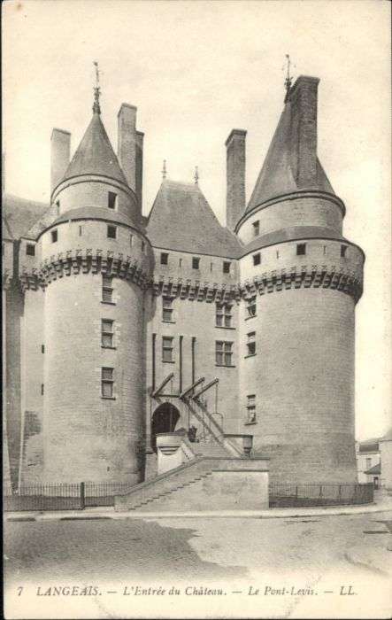 Langeais Chateau Pont Levis