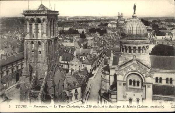 Tours Indre-et-Loire Tours Tour Charlemagne Basilique St. Ma