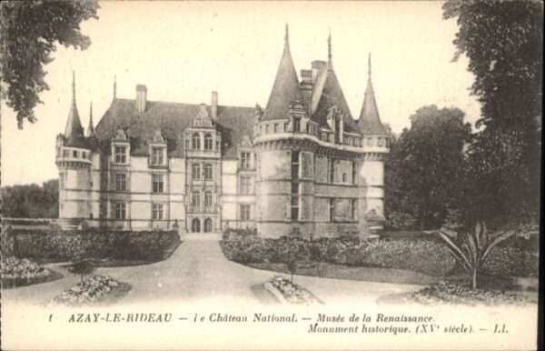 Azay-le-Rideau Chateau Musee Renaissance Monument Hist