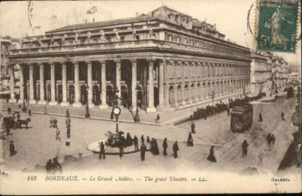 Bordeaux Grand Theatre Strassenbahn