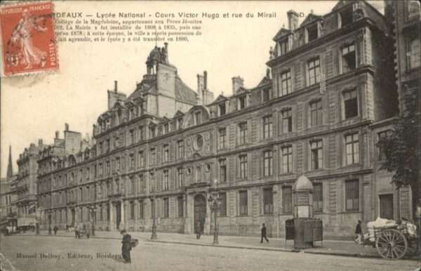 Bordeaux Lycee National Cours Victor Hugo Rue du