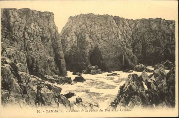 Camaret-sur-Mer Falaises Ponte Pois Crevasse