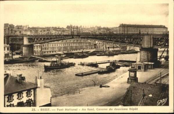 Brest 29 Brest Pont National Fond Caserne deuxie