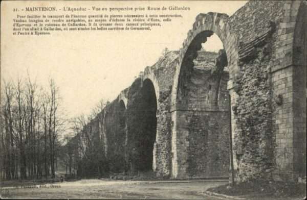 Maintenon Route Gallardon Aqueduc