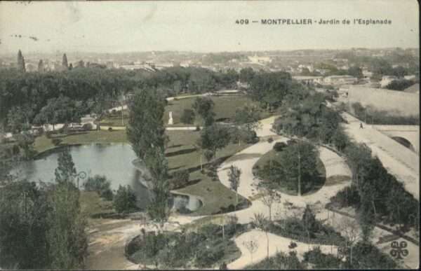 Montpellier Herault Montpellier Jardin l'Esplanade