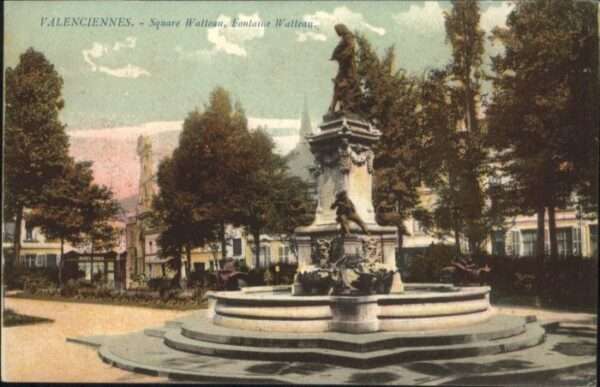 Valenciennes Square Watteau Fontaine