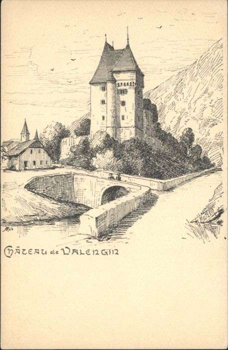 Valangin Chateau Valengin Künstler Meltzer
