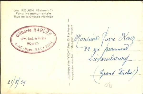 Rouen Fontaine Monumentale Rue de la Grosse H – Bild 2