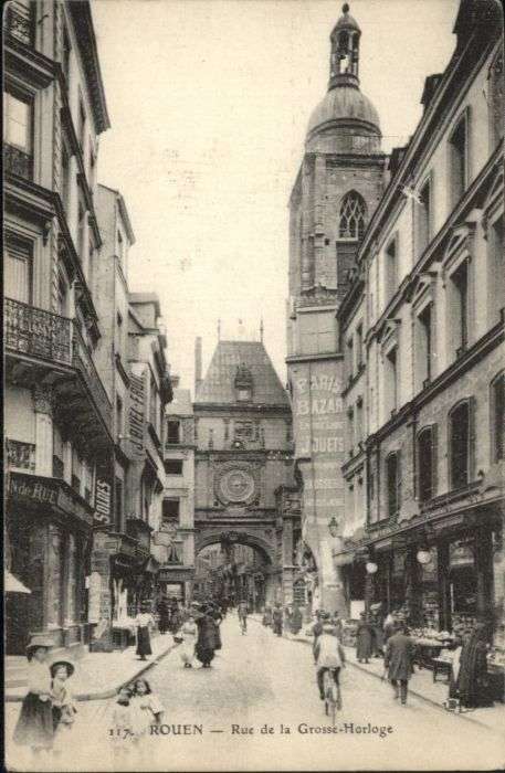 Rouen Rue de la Grosse Horloge