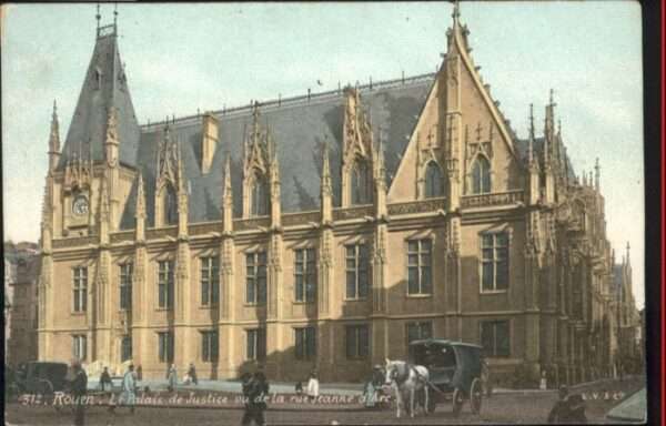 Rouen Palais Justice Rue Jeanne d_Arc