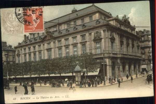 Rouen Theatre Arts Litfasssäule