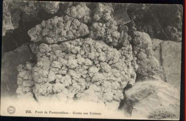 Fontainebleau Foret Grotte Höhle Cristaux