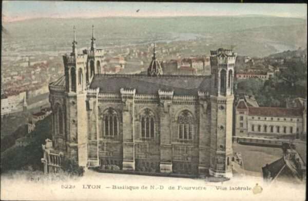 Lyon France Lyon Basilique N.-D. Fourviere