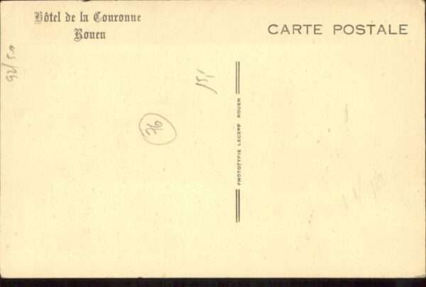 Rouen Hotel de la Conronne – Bild 2