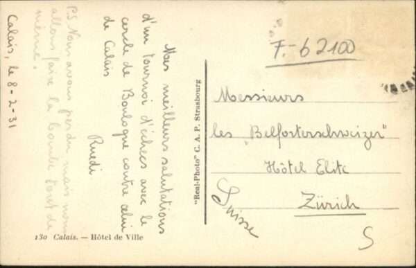 Calais Hotel de Ville – Bild 2