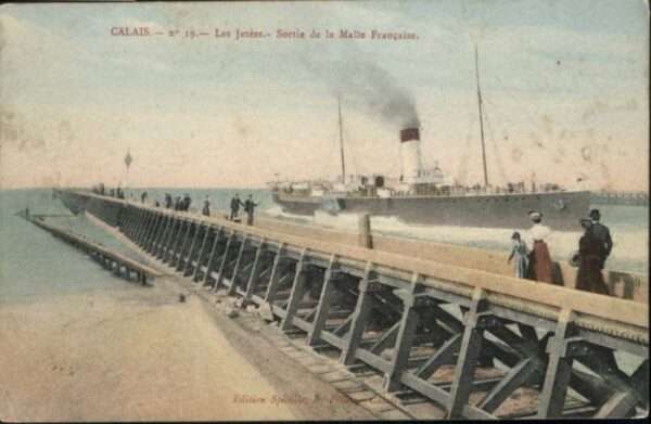 Calais Jetees Malle Francaise Dampfer