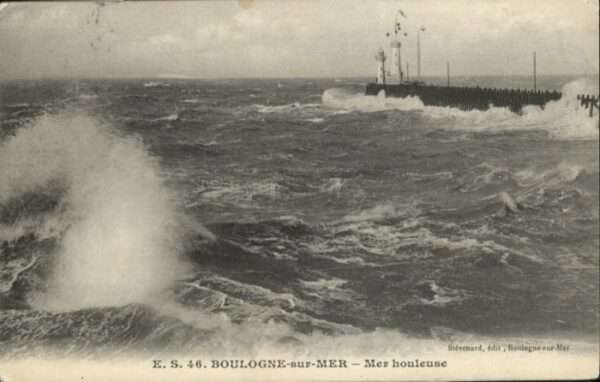 Boulogne-sur-Mer Mer Houleuse